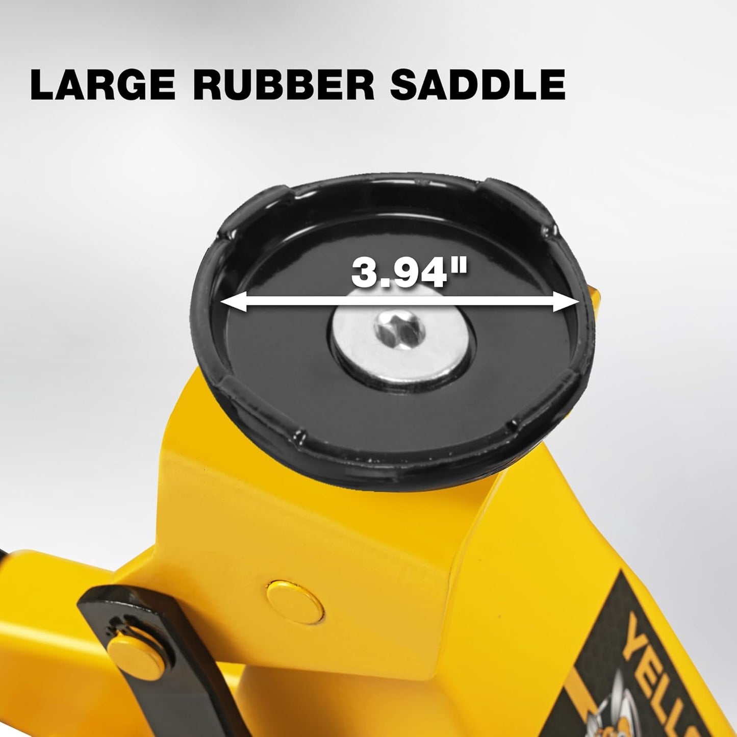 YELLOW JACKET Hydraulic Floor Jack, Quickly Lift Car Jack with Dual Pumps, Heavy Duty Steel Service Jack, 3 Ton (6600 lb) Capacity