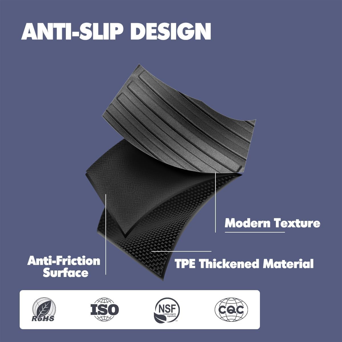 Floor Mats Fit for 2019-2025 Infiniti QX50 Floor Liner Cargo Mats，All-Weather TPE Floor Liner Rear Cargo Trunk Liner Protector for 2019 2020 2021 2022 2023 2024 2025 Infiniti QX50 Accessories