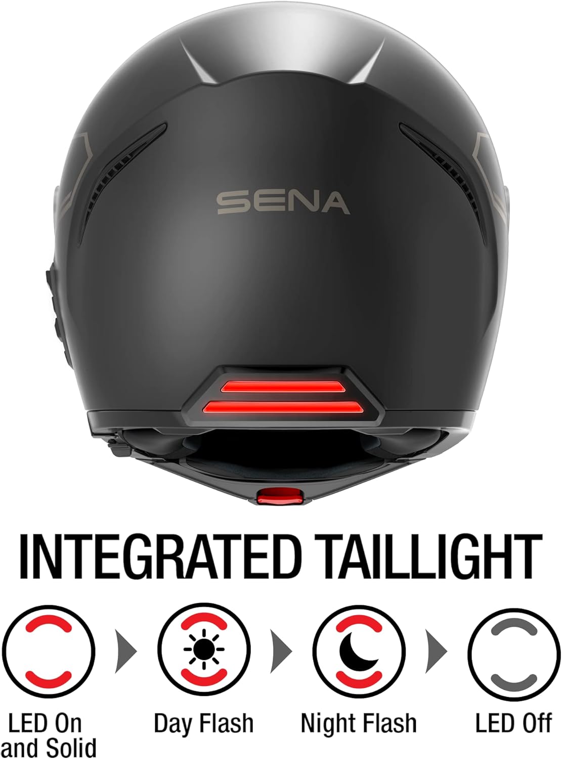 Sena Impulse DOT Flip Up Modular Bluetooth Helmet w/Sound by Harman Kardon Dual Visor Helmet with Integrated Mesh Intercom System / MP3 / Voice Dial (Matte Black, Small)