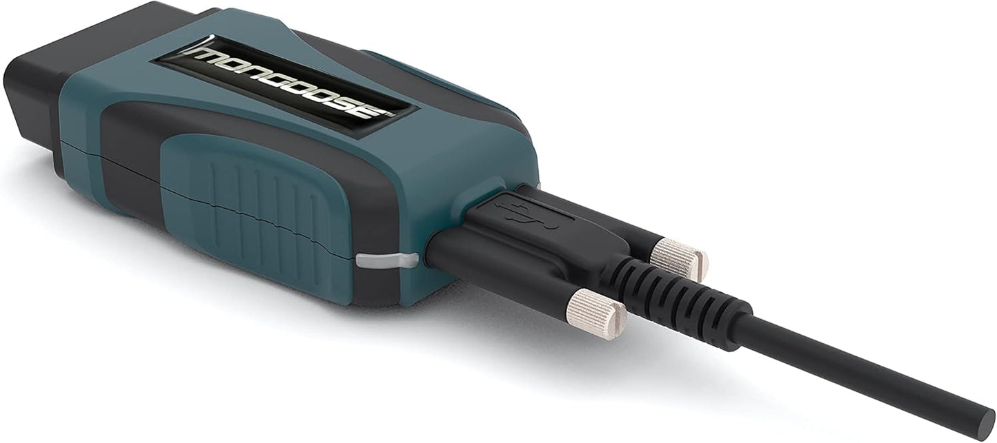 Opus IVS Mongoose-Plus J2534 OEM Vehicle Interface Cable - Toyota/Lexus/Scion OEM Reprogramming and Diagnostics