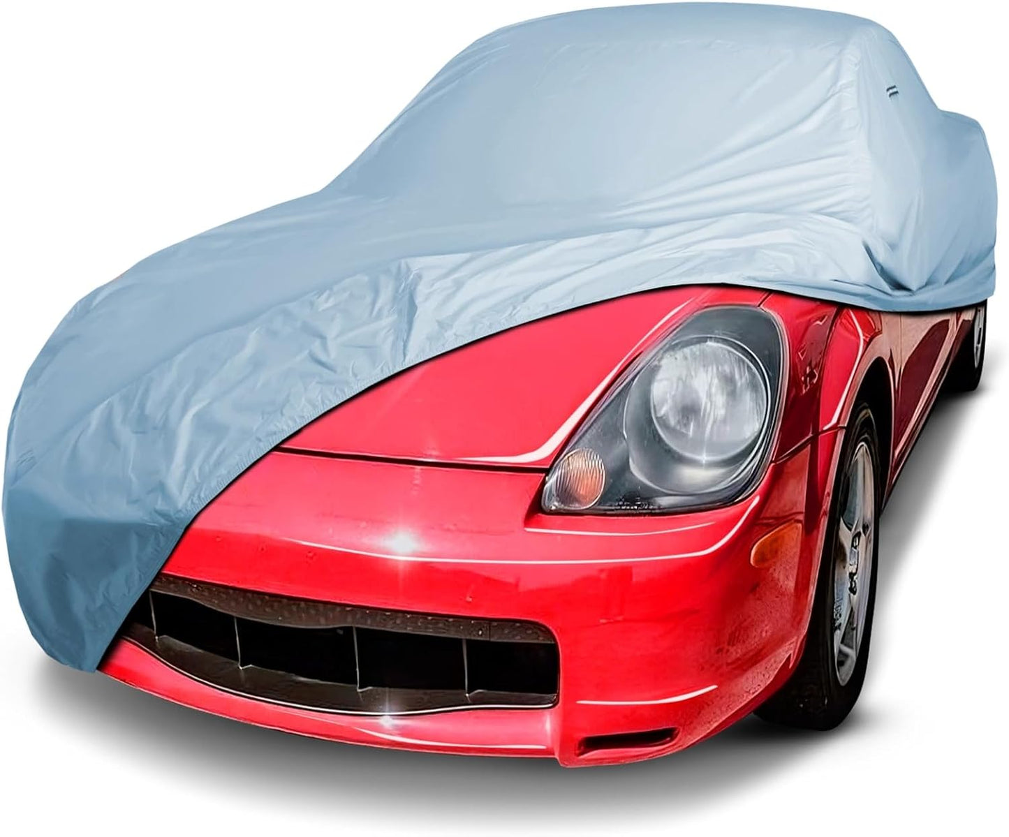 iCarCover Custom Car Cover for Toyota MR2 Spyder, Waterproof All-Weather Rain Snow UV Sun Protector Full Exterior Indoor Outdoor Car Cover with Strap (Year Fits 2000-2006)