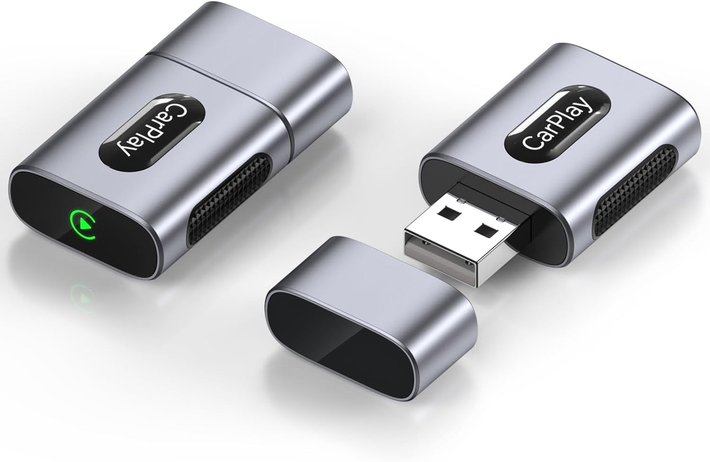 Wireless CarPlay Adapter for iPhone, 3X Faster Auto-Connect, No Lag, Plug & Play with Bluetooth 4 & WiFi 6, Mini Dongle, Includes USB & USB-C Extension Cable, Stable Wireless Conversion