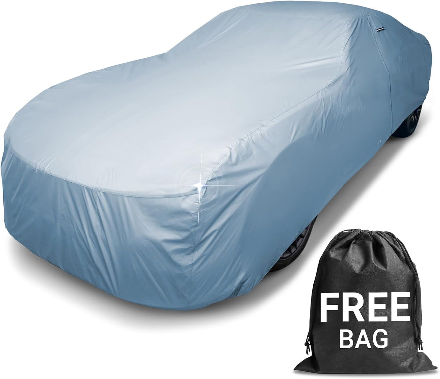 iCarCover Premium Car Cover for 1959-1961 Chevy Kingswood Heavy Duty Waterproof All-Weather Automobiles Custom Fit Indoor Outdoor UV Snow Protection Covers with Straps and Bag