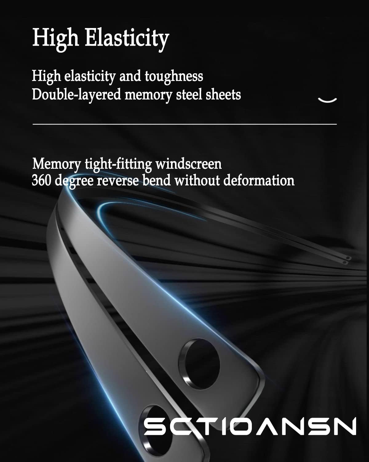 3 Wipers Set-26"+16" Front Windshield Wipers and 14A" Rear Wiper Blade for Toyota CHR 2016-2021-Factory Original Equipment Replacement (Pack of 3)‎Push Button/Top Lock