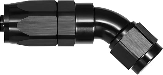 EVIL ENERGY 8AN 45 Degree One Piece Full Flow Hose End Fitting Swivel For CPE Braided Hose