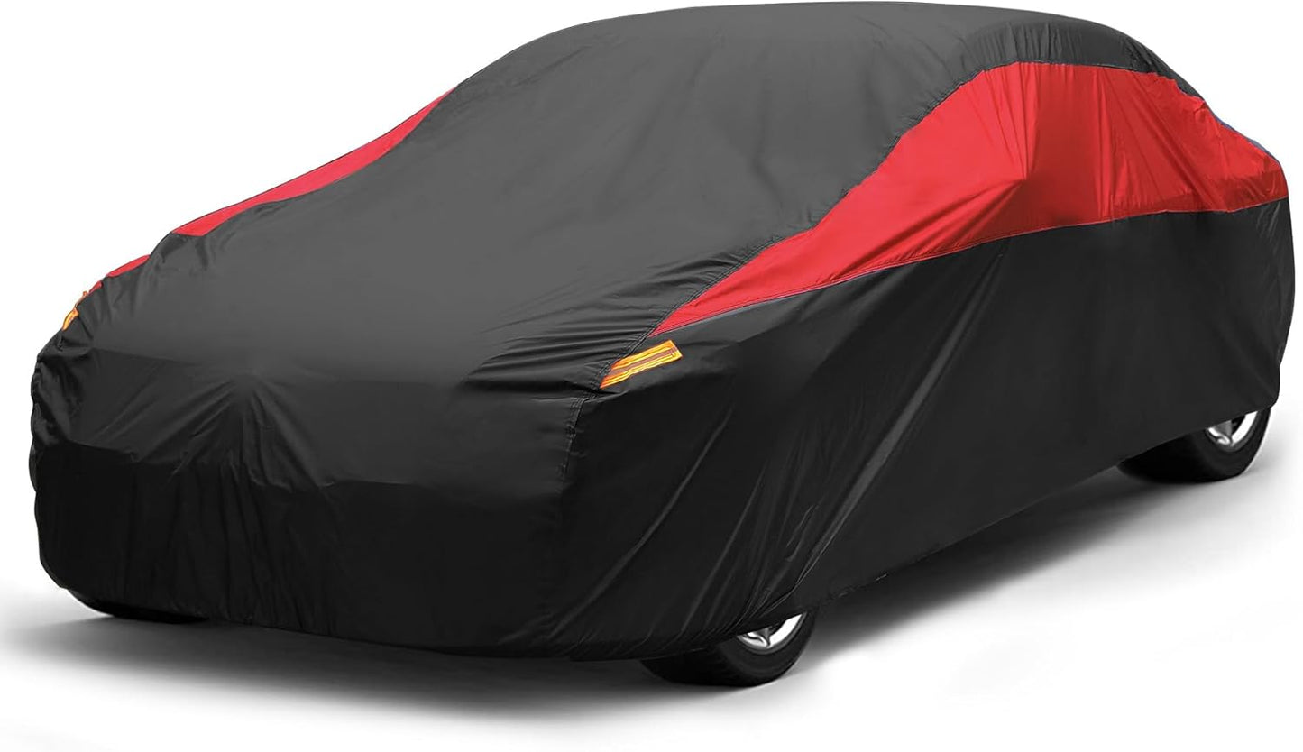 Car Cover Waterproof All Weather,Outdoor Car Cover for Automobiles