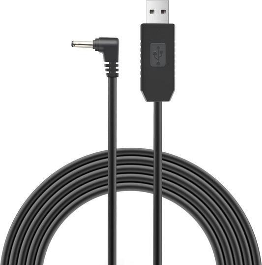 Radar Detector Power Cable for Cobr RAD350 380 450 480i 700i XRS9370 955 5300 9940 SPX 5300 5521 7700 ESR700 ESD737 767 SLR Vendetta 500,Power Cord for Cobr,Car Replacement Charging Cable 6.56ft