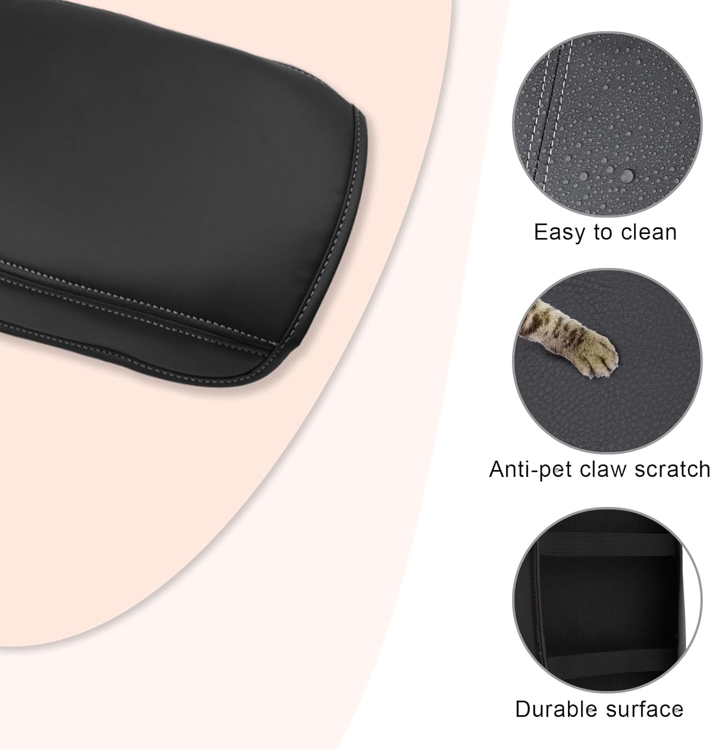 CDEFG for Mazda CX-5 2018-2025 Center Console Cover Armrest Box Cover for CX 5 CX5 2019 2020 2021 2022 2023 2024 2025 Accessories Console Arm Rest Protector