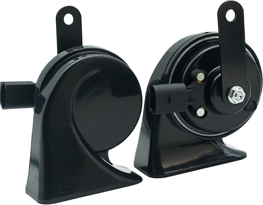 Car Horn Kit for Audi/Volkswagen, 12V Loud Waterproof Auto Horn, High Low Dual Tone 126 Decibel, Replacement for Audi/VW