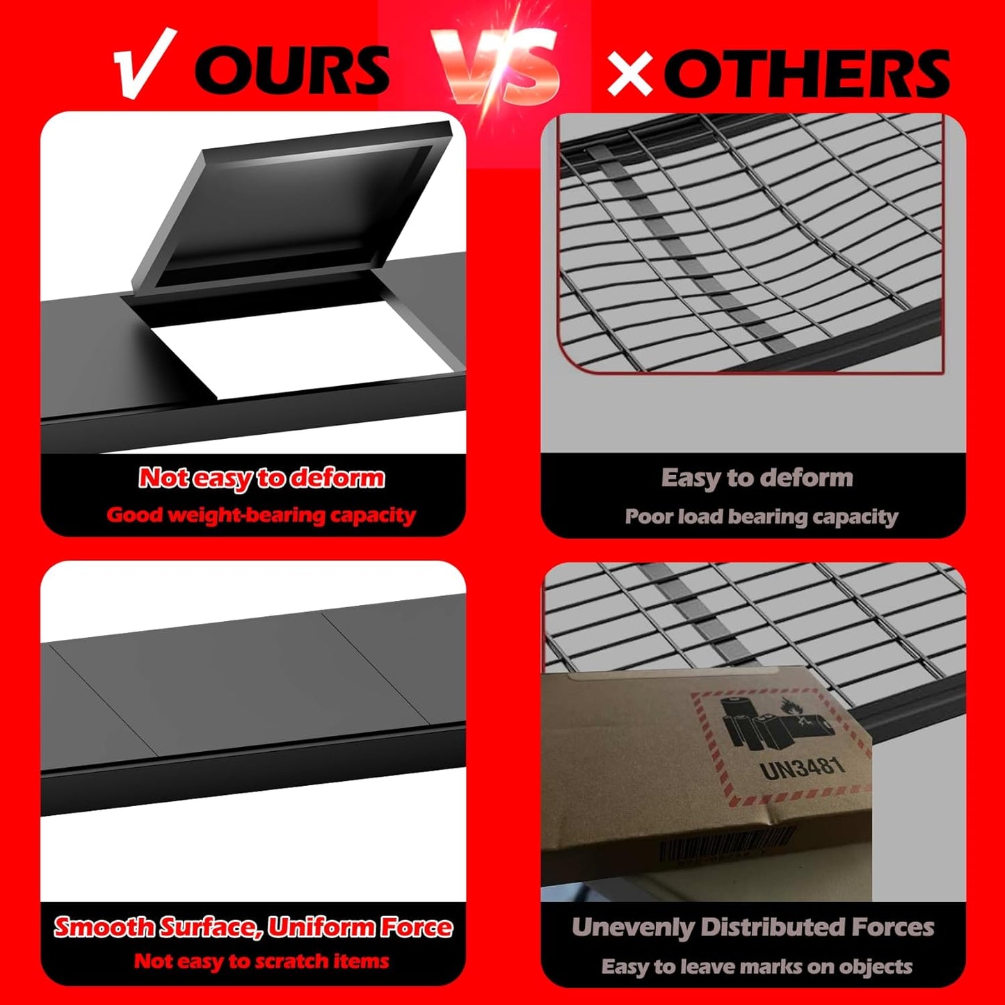 Garage Shelving Heavy Duty - 236" W Extra Large Metal Shelving Units and Storage for 24000lbs, 5 Tier Adjustable Basement Storage Industrial Shelves Pallet Racking Organizer (236" W x 98.4" H)