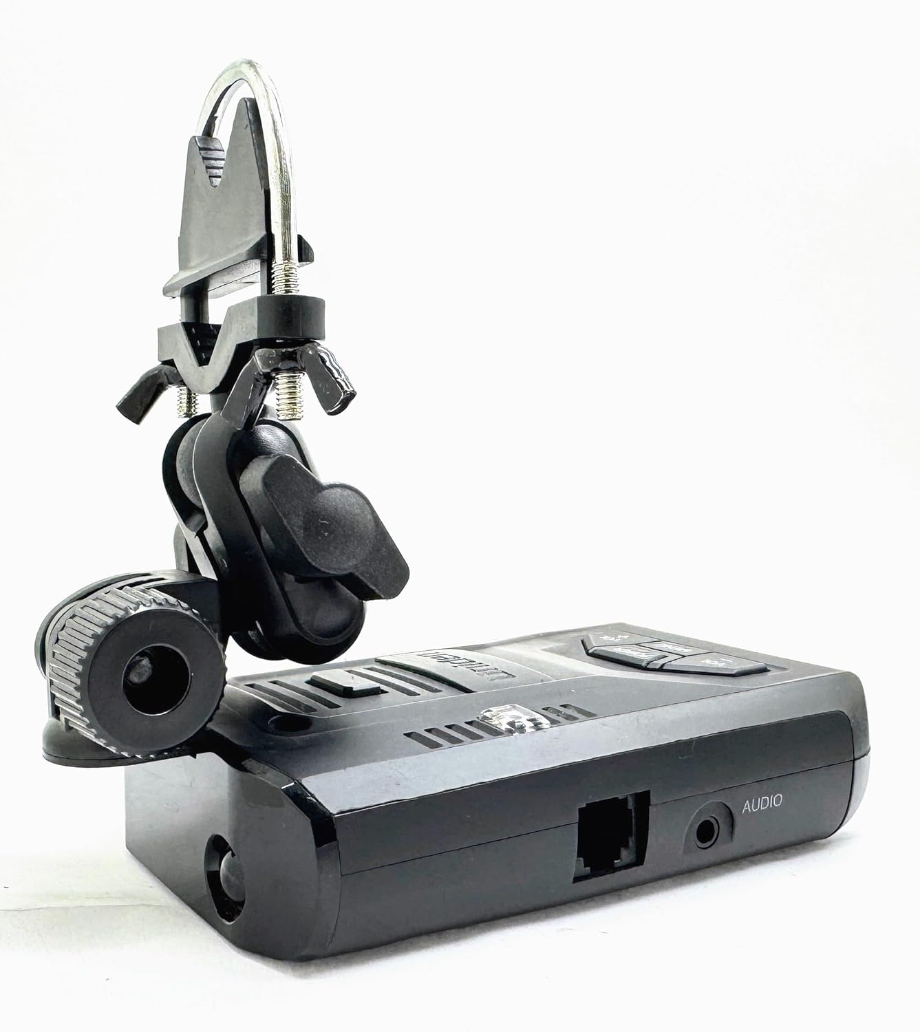 ChargerCity Enhanced U-Bolt Stainless Steel Lock Rearview Mirror Pole Bar Stem Mount for Uniden Radar Detector