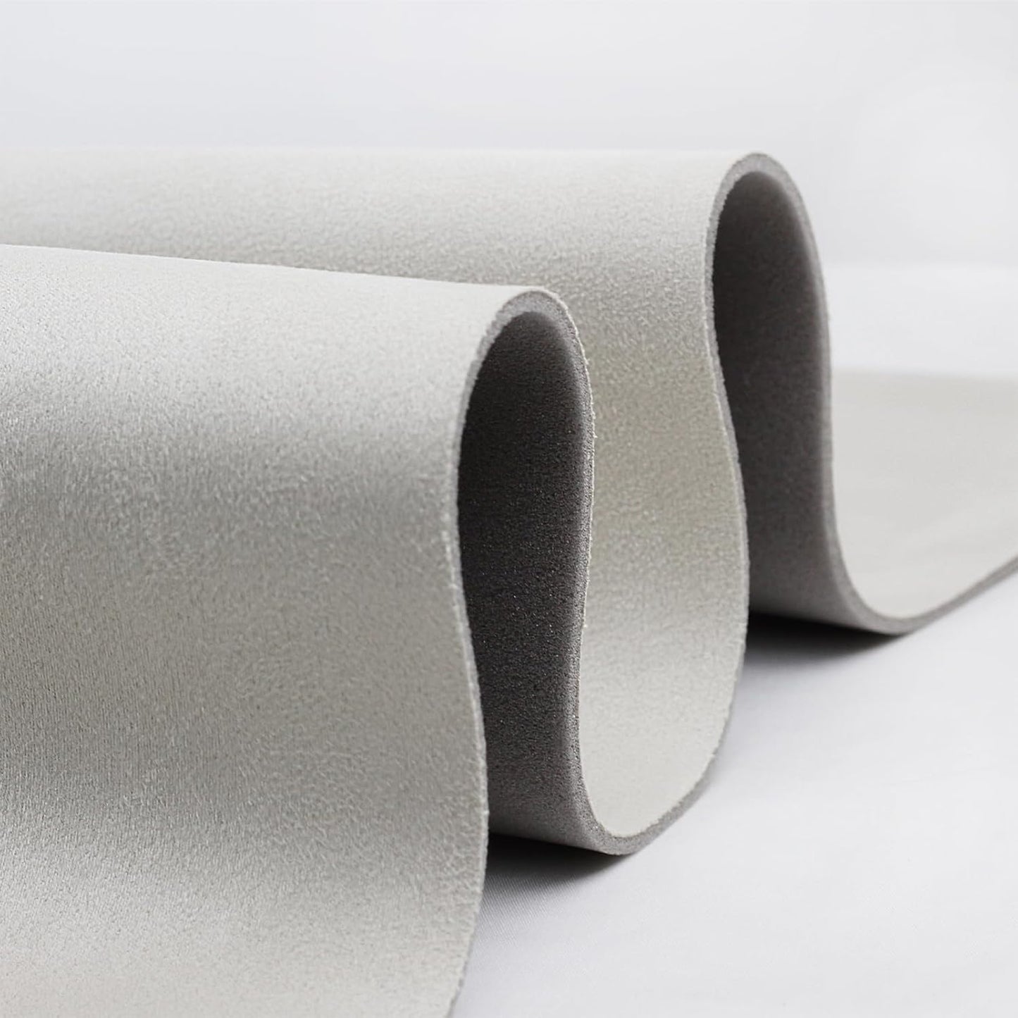 Suede Headliner Fabric with Foam Backing - Black Suede Headliner Material for Car/Truck/SUV/RV Roof, Home Repair/DIY Headliner Material Automotive Headliner Fabric (Beige, 96"×60“)