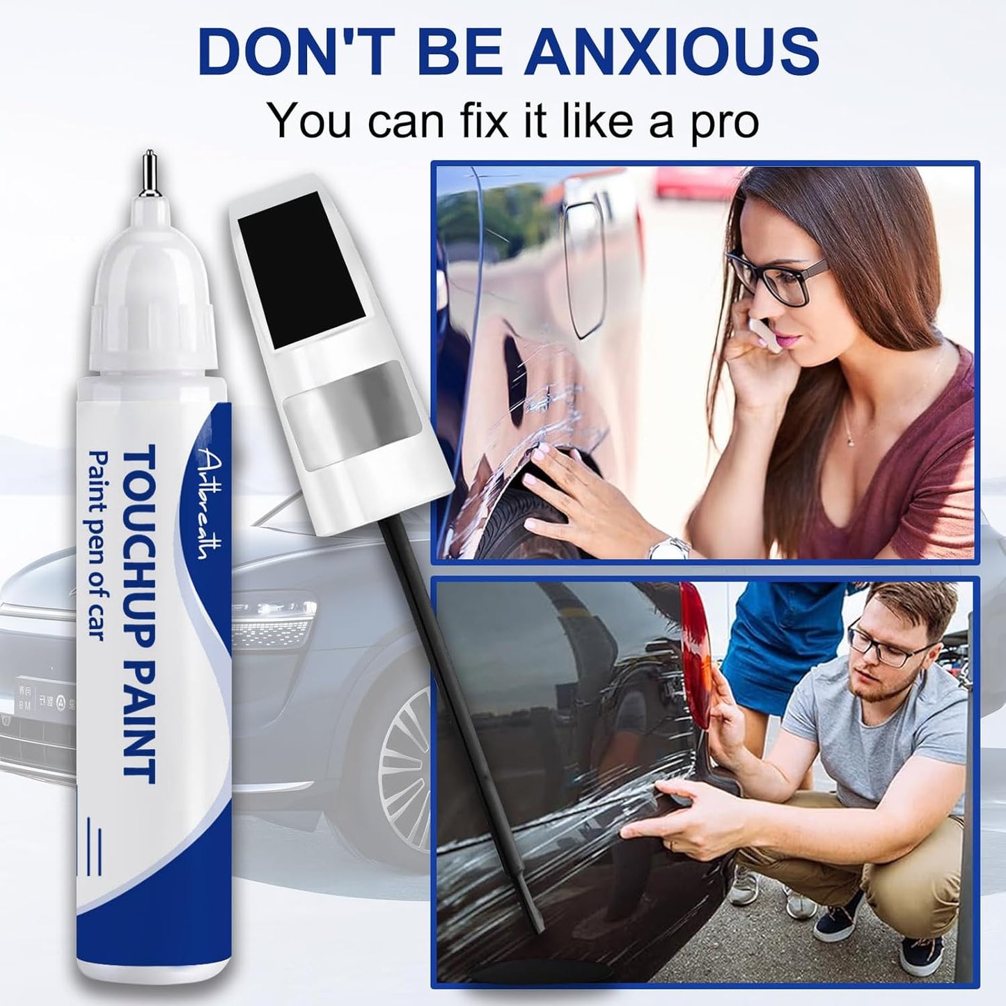 Firecracker Red(PRC/MRC) Touch Up Paint for Dodge-Exact Match–Chips and Nicks Car Paint Scratch Repair Kit Automotive Paint Pen for Challenger/Durango/Grand Caravan/Charger/RAM