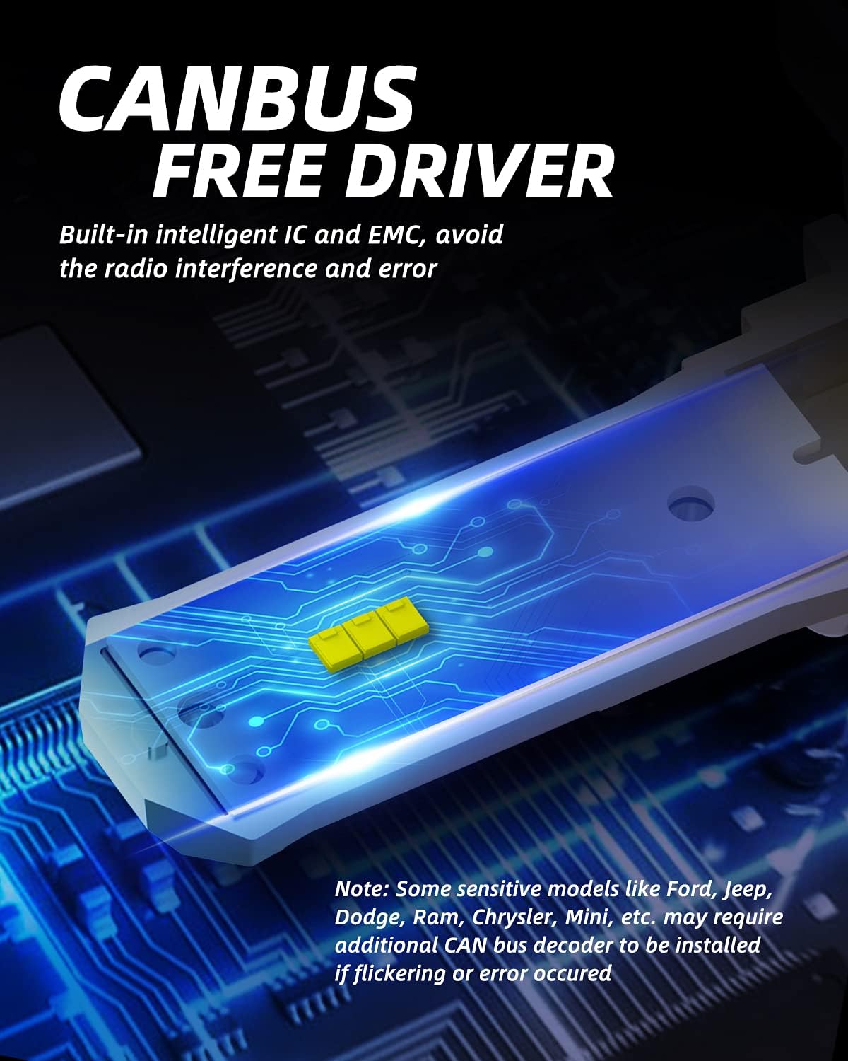 AUTOONE Upgraded 9005 LED Bulbs 22000 Lumens for High Beam, 600% Brighter 6500k White Wireless Plug and Play Canbus Ready Automotive Light Bulb Replacement for Halogen