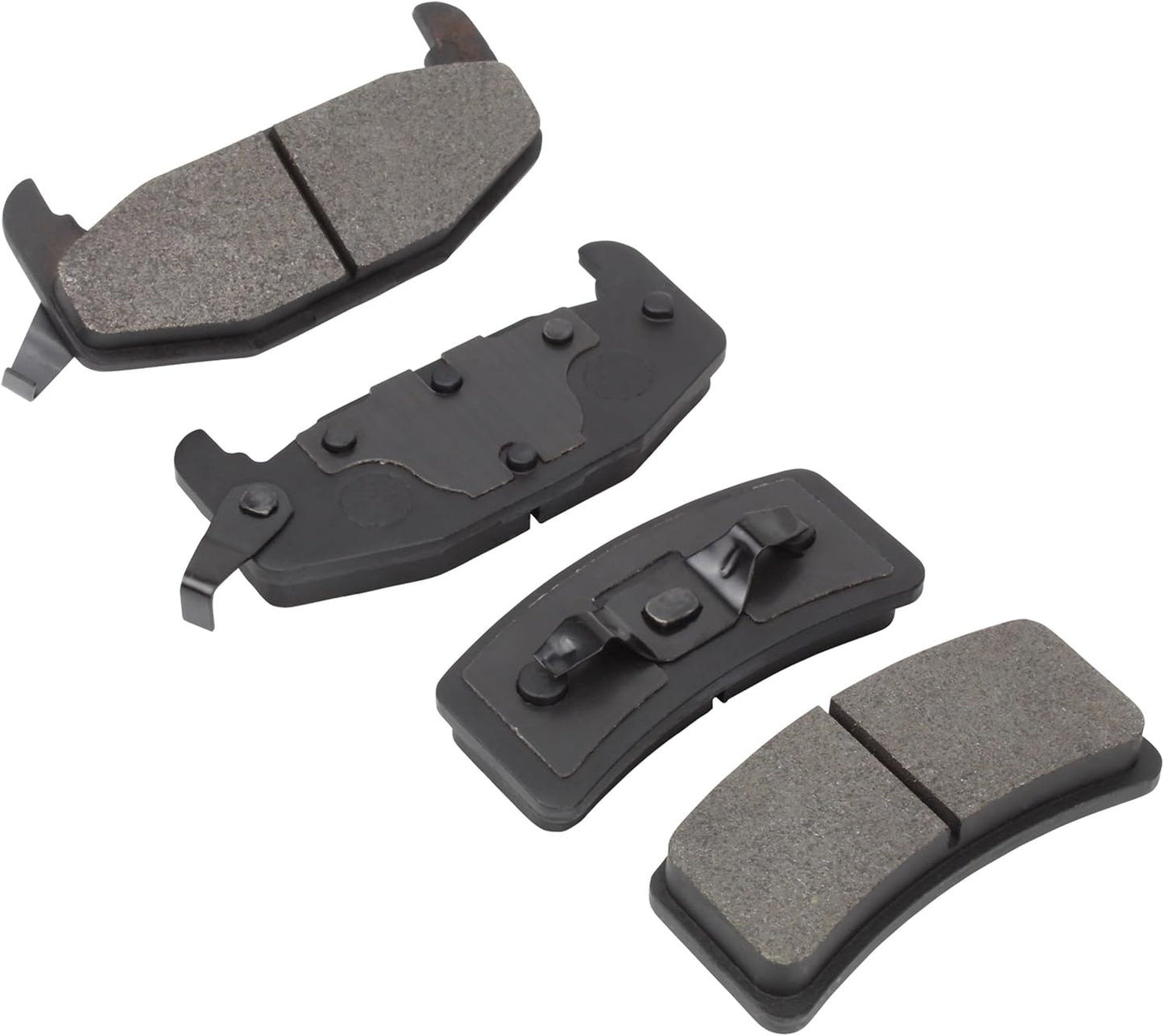 Premium Semi-Metallic Rear Brake Pads (1001-0377M) Compatible with 1988-1994 Buick/Chevrolet/Pontiac (Century/Cutlass Cruiser/Cutlass Supreme/Elan/Grand Prix/Lumina/Regal & More)