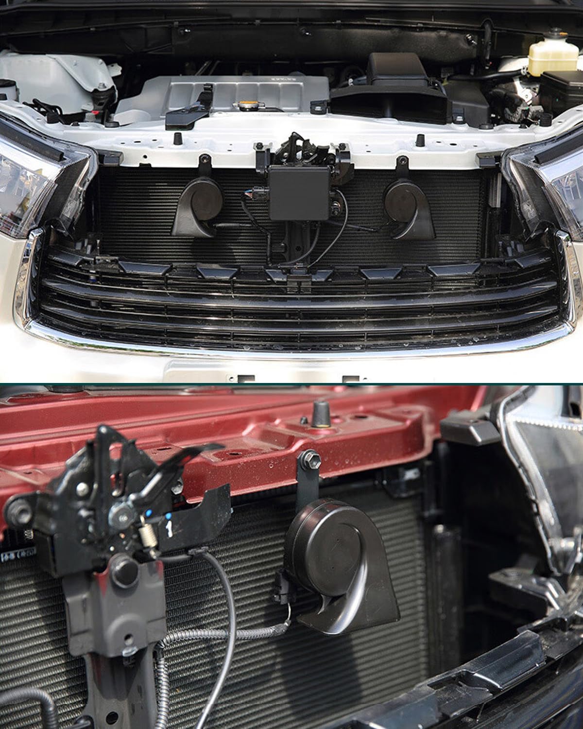 Car Horn Kit for New Honda Acura 12V Loud Waterproof Auto Horn, High Low Dual Tone 126 Decibel, Replacement for New Honda