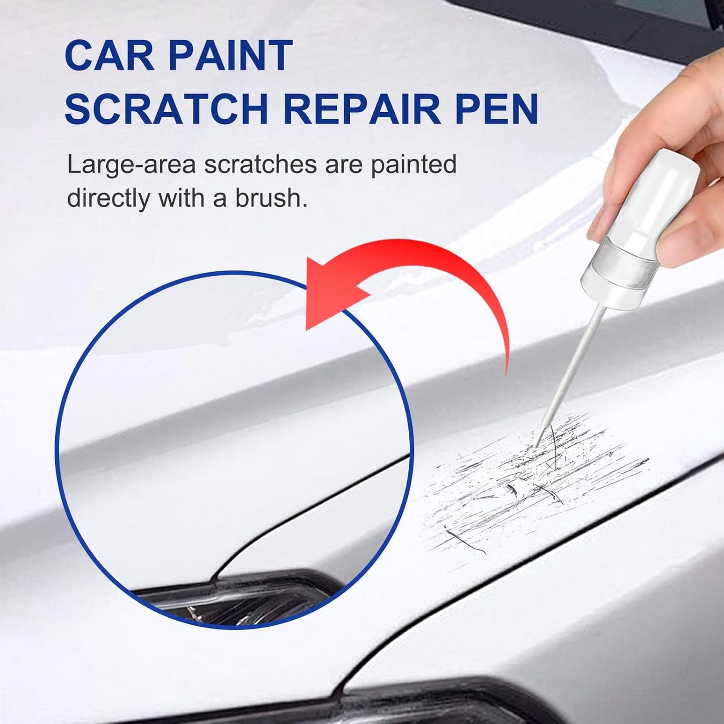 Agate Black Metallic(UM) Touch Up Paint for Ford -Exact Match–Chips and Nicks Car Paint Scratch Repair Kit Automotive Paint Pen for F-150/Mustang/Transit/Explorer/Ranger/Escape/Edge