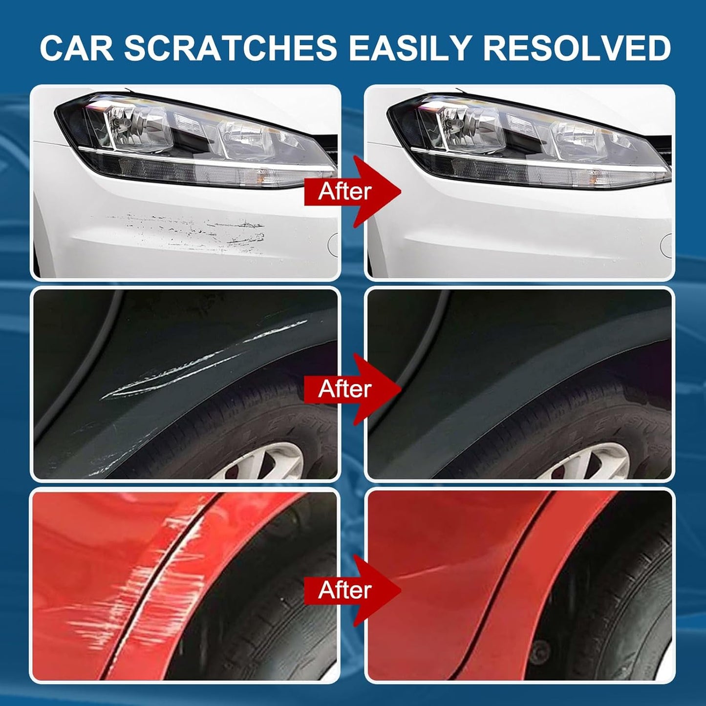 Lakeshore Blue Metallic(GXP/WA136H) Touch Up Paint for Chevrolet-Exact Match 2 in 1 touchup Paint Pen for Chips and Nicks Repair Car Paint Scratch Repair Kit