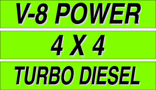 Ez-line Vinyl Windshield Stickers 3 Dozen 15 Inch Chartreuse Slogan Dealership Pro Pack for Car Lots (EZ115-Pack7)