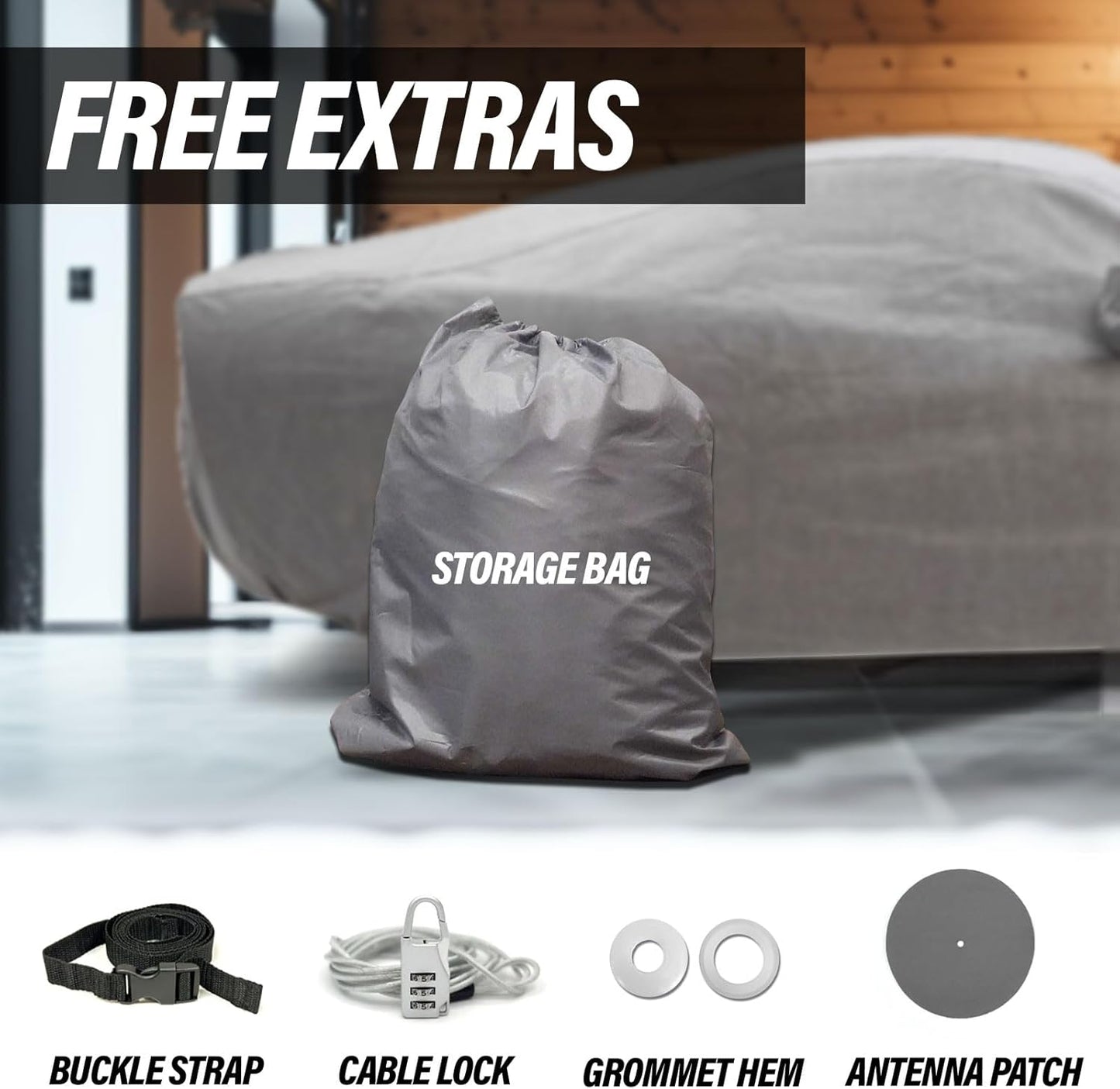 Supreme Full Car Cover – Semi Custom Fit for Full-Size Cars | Dustproof, Windproof, UV Protection, Breathable & Durable All-Weather Protection | Fits Volkswagen Cabrio 1997-2002 Hatchback 2Door