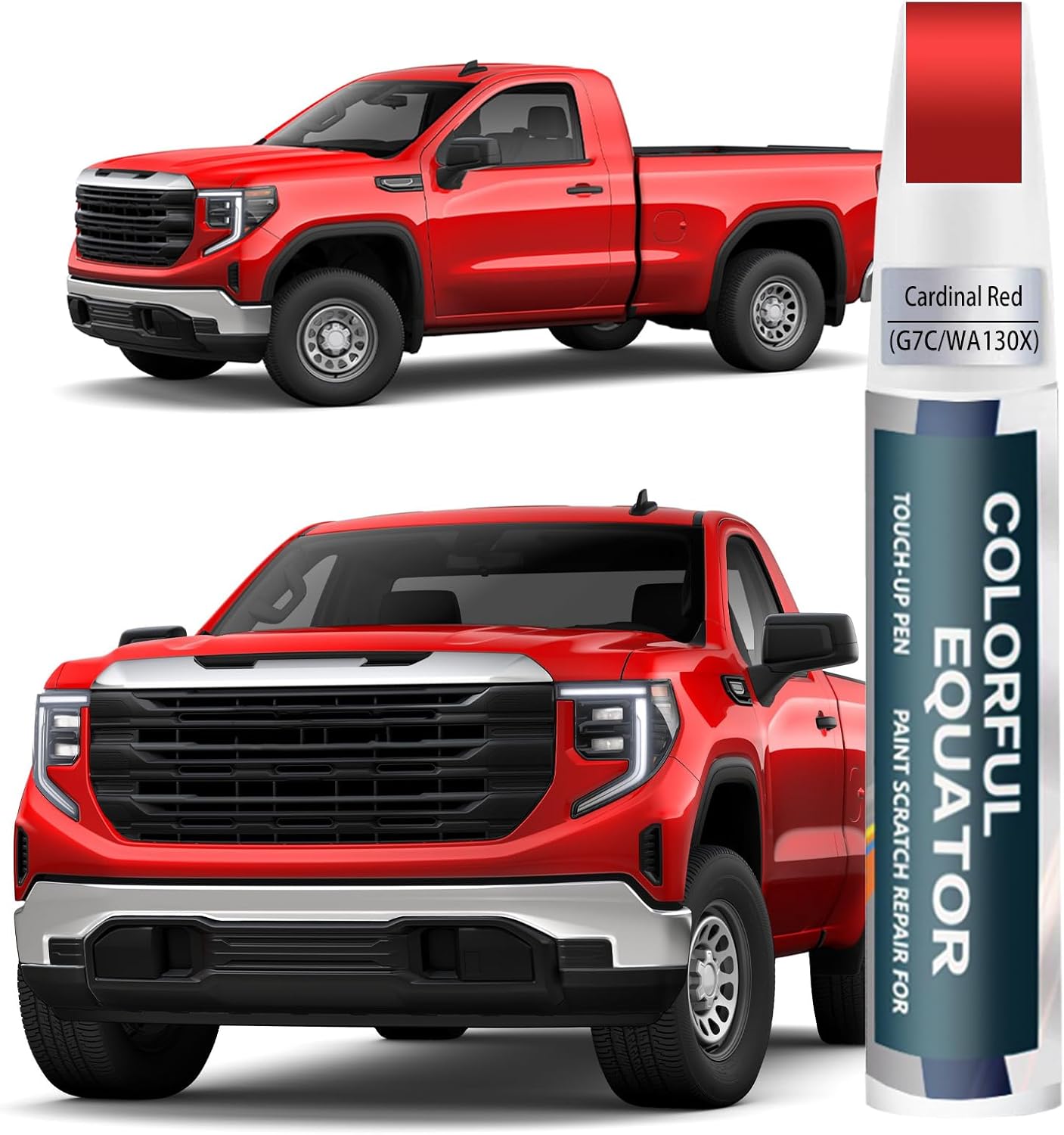 Cardinal Red(G7C/WA130X) Touch Up Paint for GMC, Car Paint Pen Scratch Repair Two-In-One Touch Up Paint, Premium Car Scratch Remover for Deep Scratches