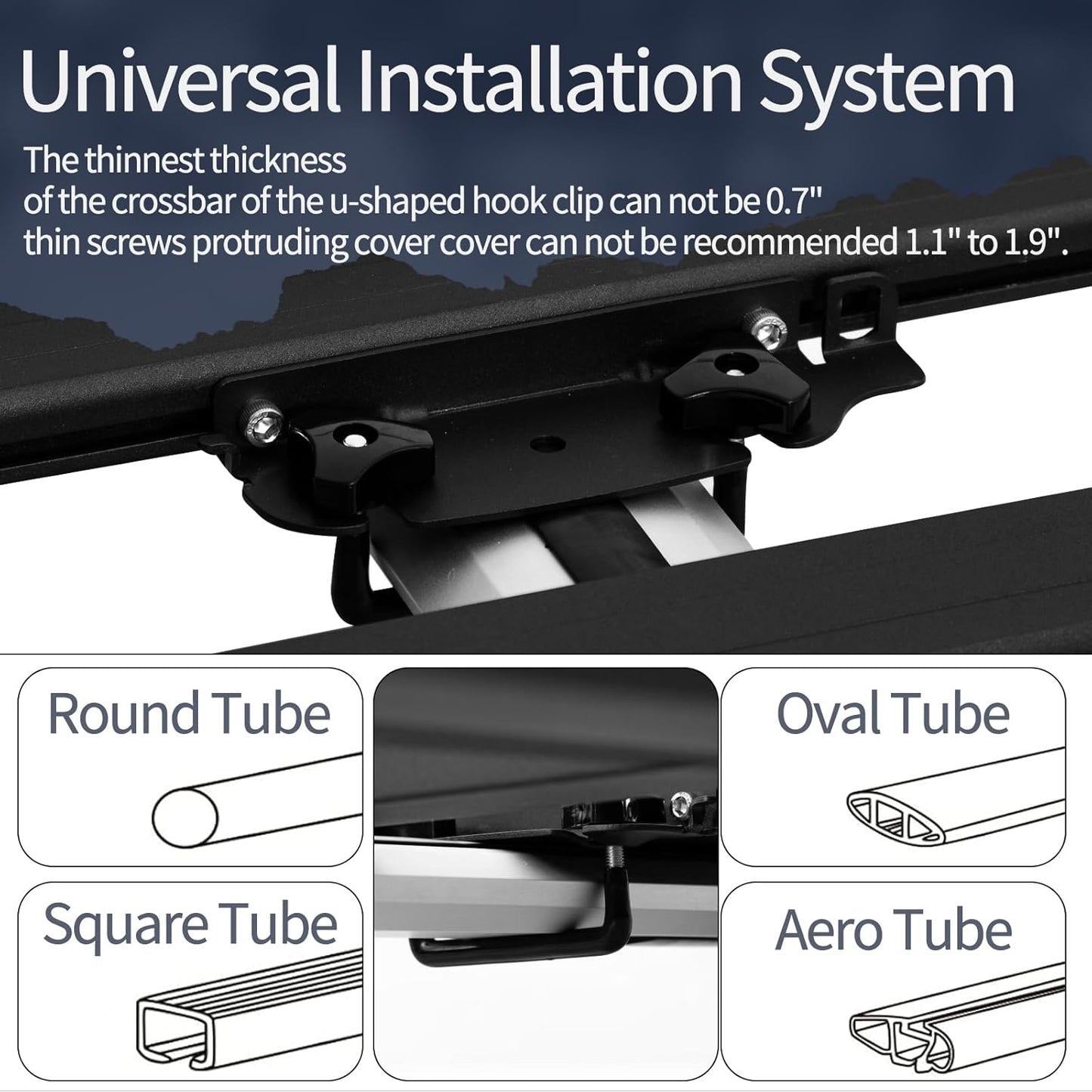 YHAAVLE 55" Cargo Basket,Heavy Duty Vehicle Roof Rack Baskets,Universal Rooftop Cargo Carrier for SUV, Truck, & Car Steel Construction