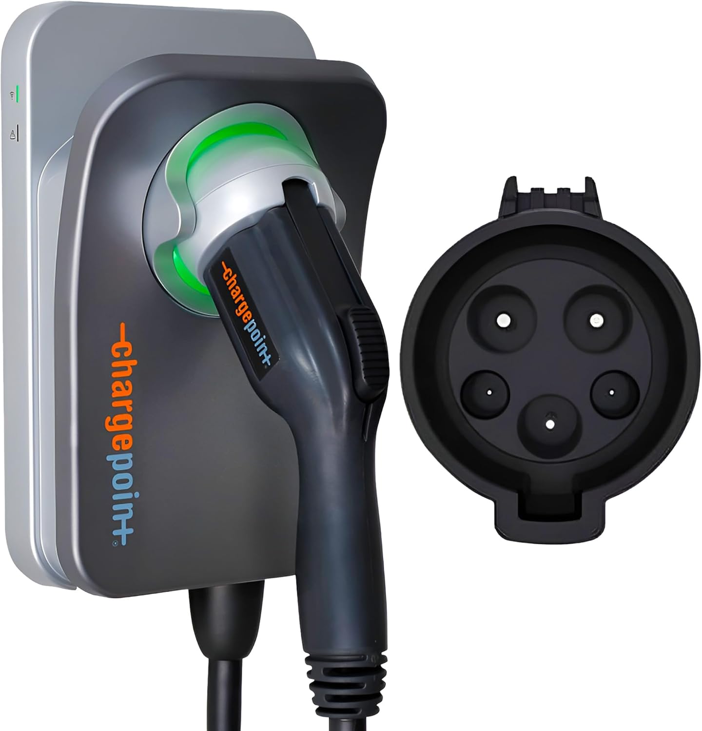 ChargePoint HomeFlex Level 2 EV Charger J1772, Hardwired for Electric Car - Fast Smart Battery Power Charging at Home for Electric Automobile Vehicles