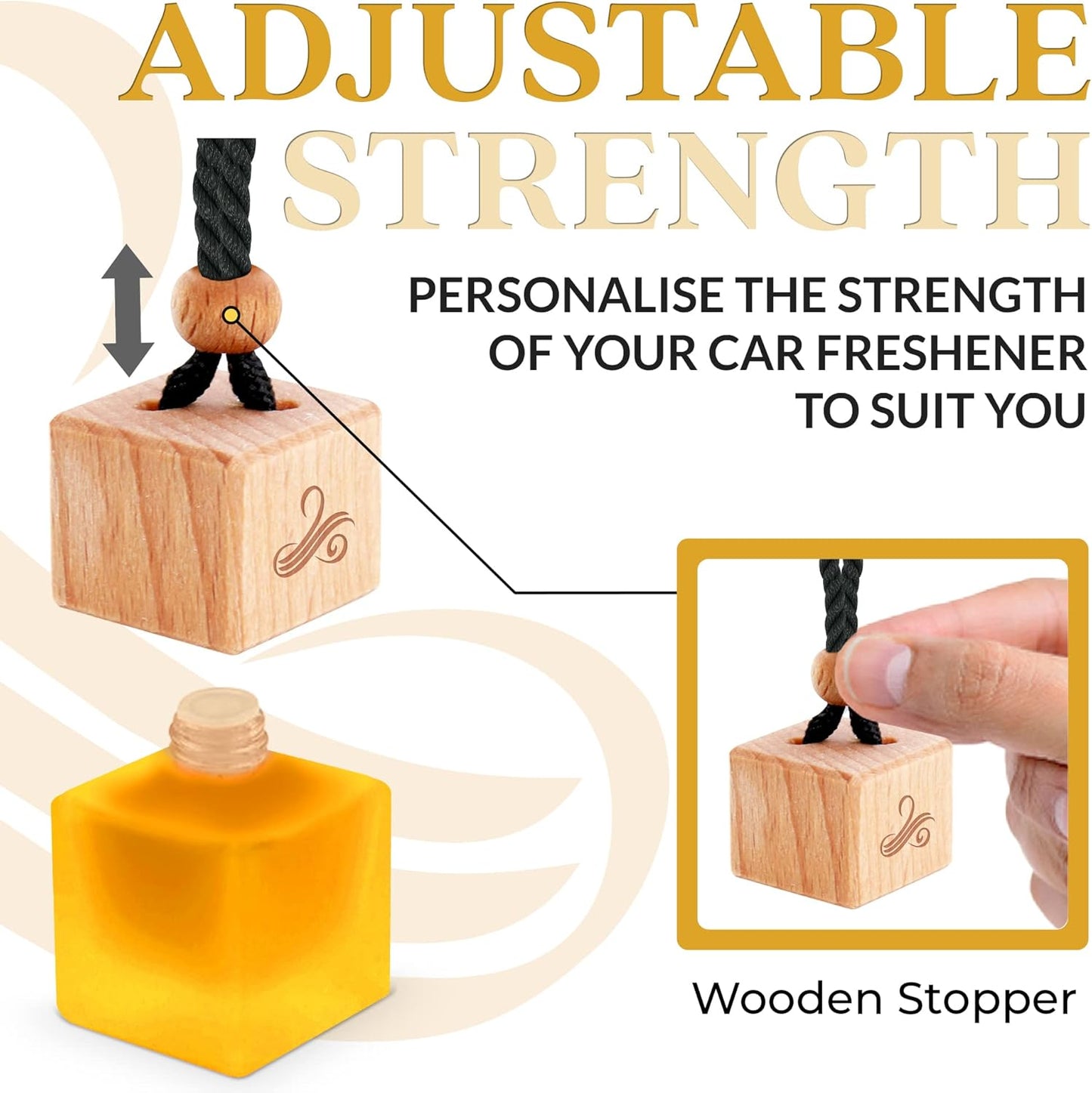 One Million Car Air Freshener for Men | Automotive Air Fresheners with Vent Clip | Strong Car Perfume with Odour Eliminating Technology | Long Lasting Air Freshener by Perfa