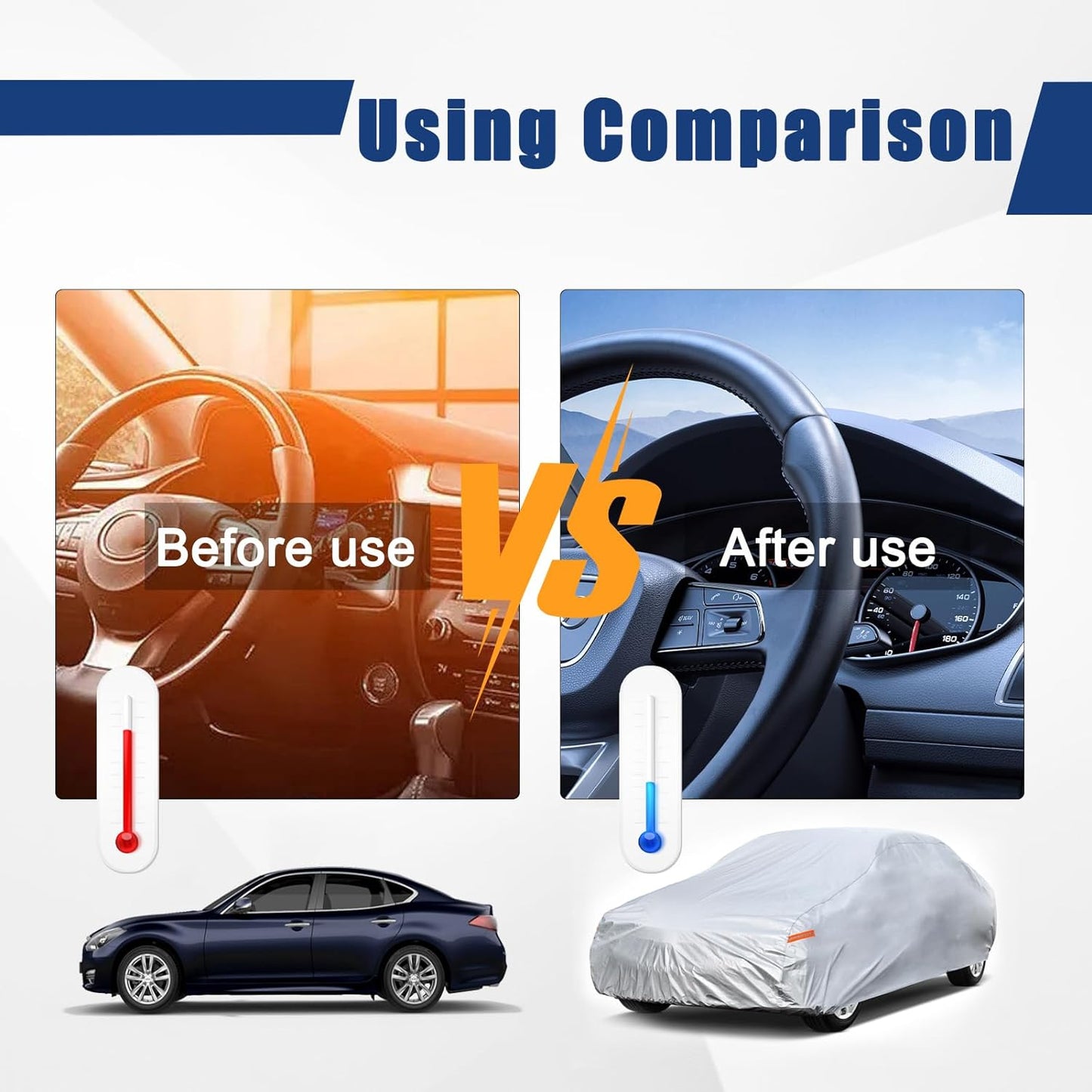 Kayme 6 Layers Car Cover Custom Fit for BMW Z4 E85 E86 E89 G29 Coupe/Roadster/Convertible (2002-2025) Waterproof All Weather for Automobiles, Outdoor Full Cover Rain Sun UV Protection.Silver