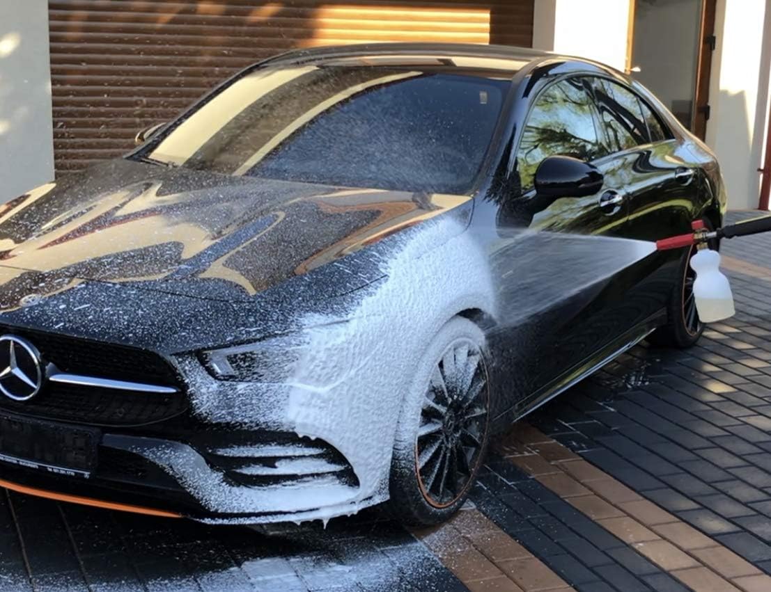 Wash Chems Pro 100 Touchless Car Wash Detergent Soap Concentrate No Brushing 32 Oz (Heavy-Duty) Commercial Grade Professional Auto Active Foam Cleaner