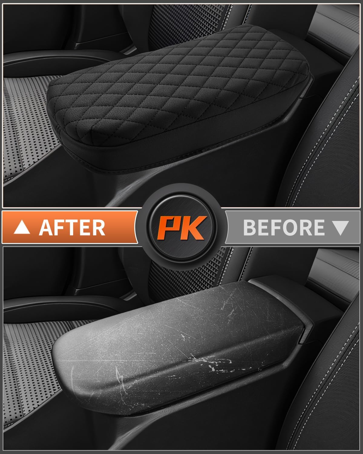 Shademax Custom for 2024 2025 2026 Chevy Trax Center Console Cover Armrest Cover for Chevrolet Trax LS/1RS/LT/2RS/ACTIV, Arm Rest Cushion Pad Leather Middle Console Lid Protector Trax Accessories