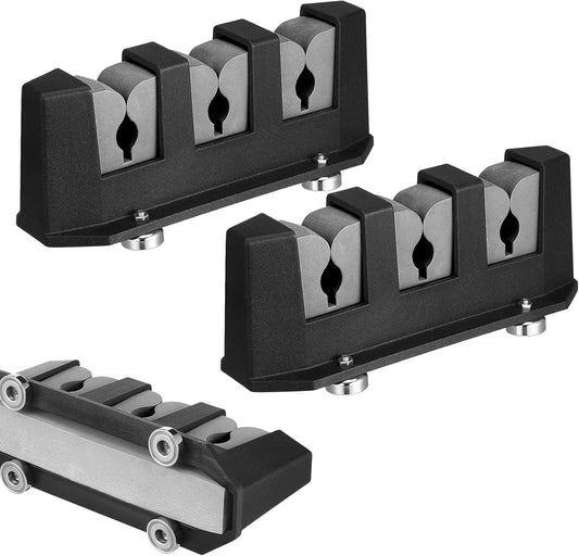 2 Pcs Magnetic Fishing Rod Holder for Car Fishing Pole Rack Vertical Rod Storage Holders for Truck Bed Boat Wall Garage Door