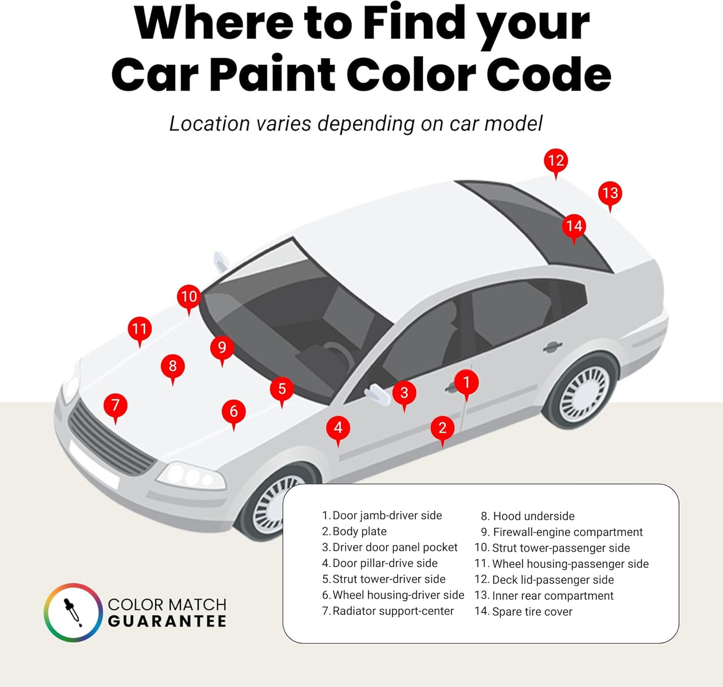 TouchUpDirect 1L6 Storm Cloud Compatible with Toyota Exact Match Touch Up Paint Brush - Essential Kit