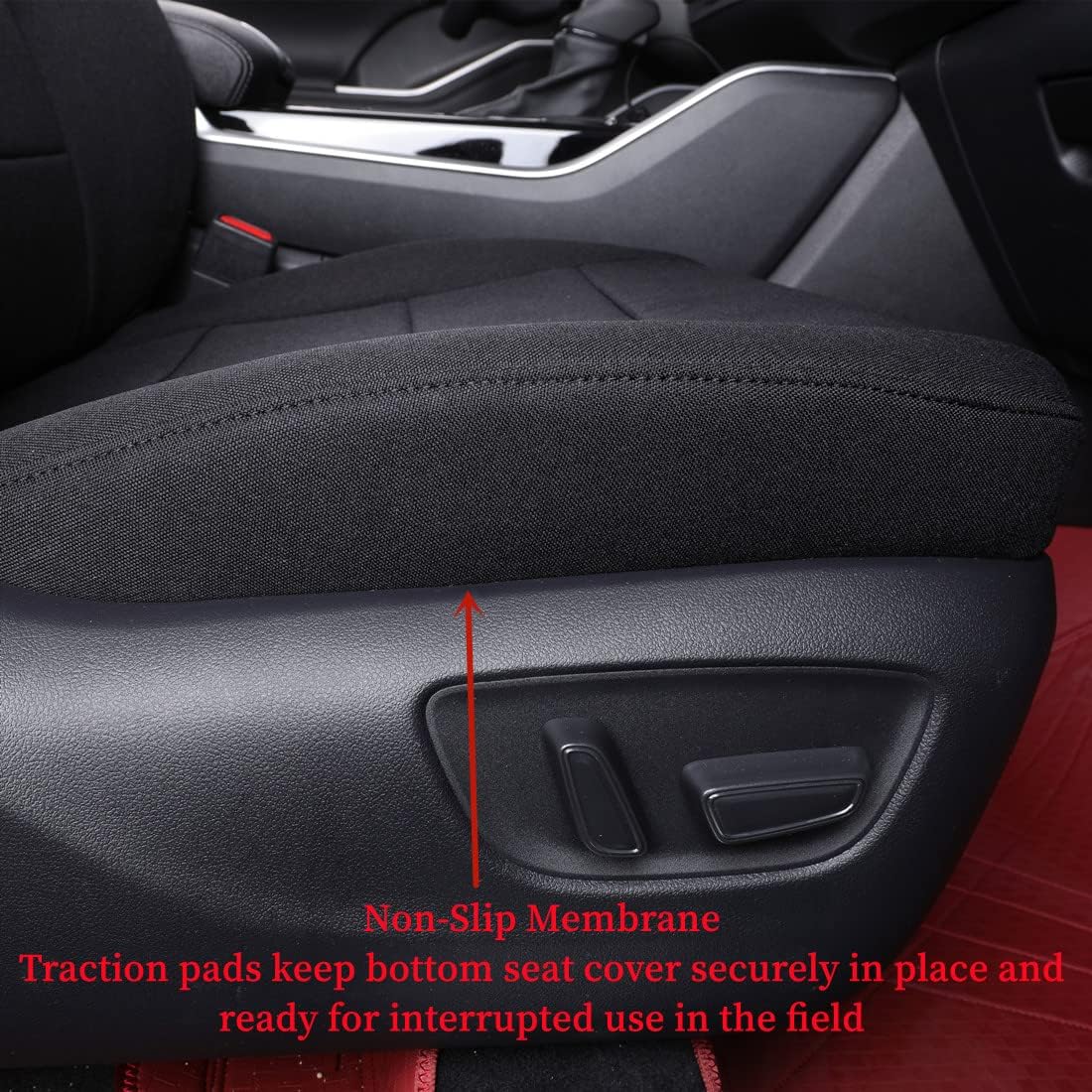 coverdream Custom Seat Covers Compatible with Select Toyota Camry Hybrid 2012 2013 2014 2015 2016 2017 Models (Black,Full Set)