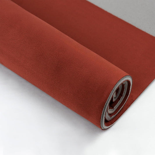 Suede Headliner Fabric with Foam Backing - Black Suede Headliner Material for Car/Truck/SUV/RV Roof, Home Repair/DIY Headliner Material Automotive Headliner Fabric (Burgundy, 96"×60“)