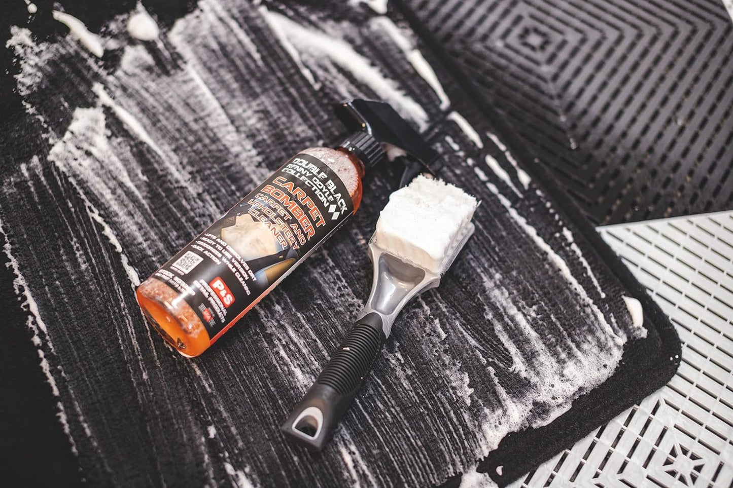 P & S PROFESSIONAL DETAIL PRODUCTS Carpet Bomber – Professional Upholstery Cleaner, Citrus-Based Formula, Removes Grease, Dirt & Odors, Highly Dilutable, Safe for Engines & Wheel Wells - 16 oz