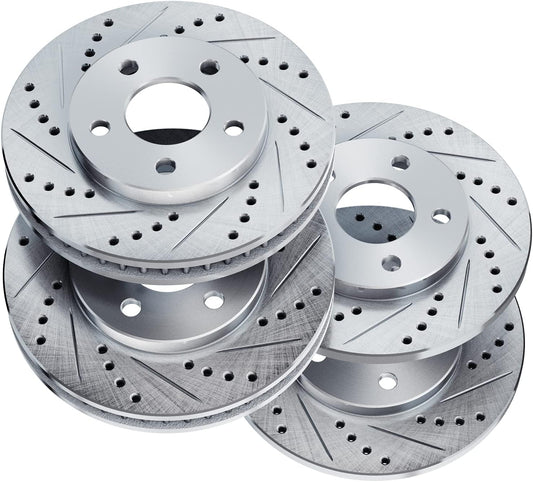 Power Sport Fit 2006-2009 Hyundai,Kia,Azera,Amanti PowerSport Full Kit Brake Rotors