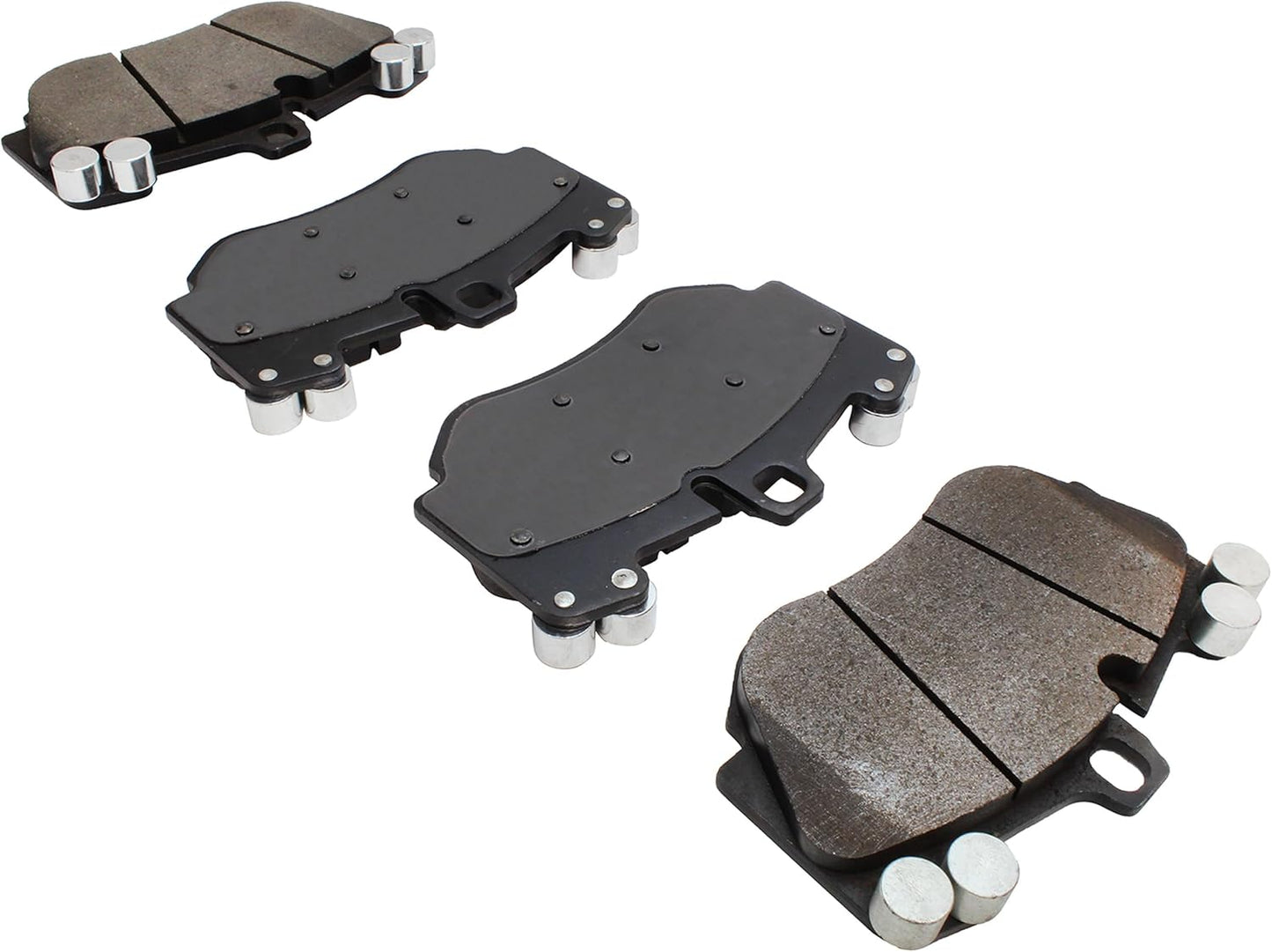 Premium Semi-Metallic Front Brake Pads (1001-1130M) Compatible with Audi R8 2012-2021, Porsche Cayenne 2005-2010