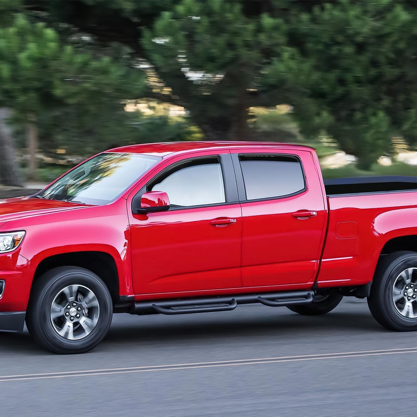 Nilight Durable in Channel Rain Guards for Chevrolet/Chevy Trailblazer 2021 2022 2023 2025 Window Deflectors,Vent Window Visors-4pcs