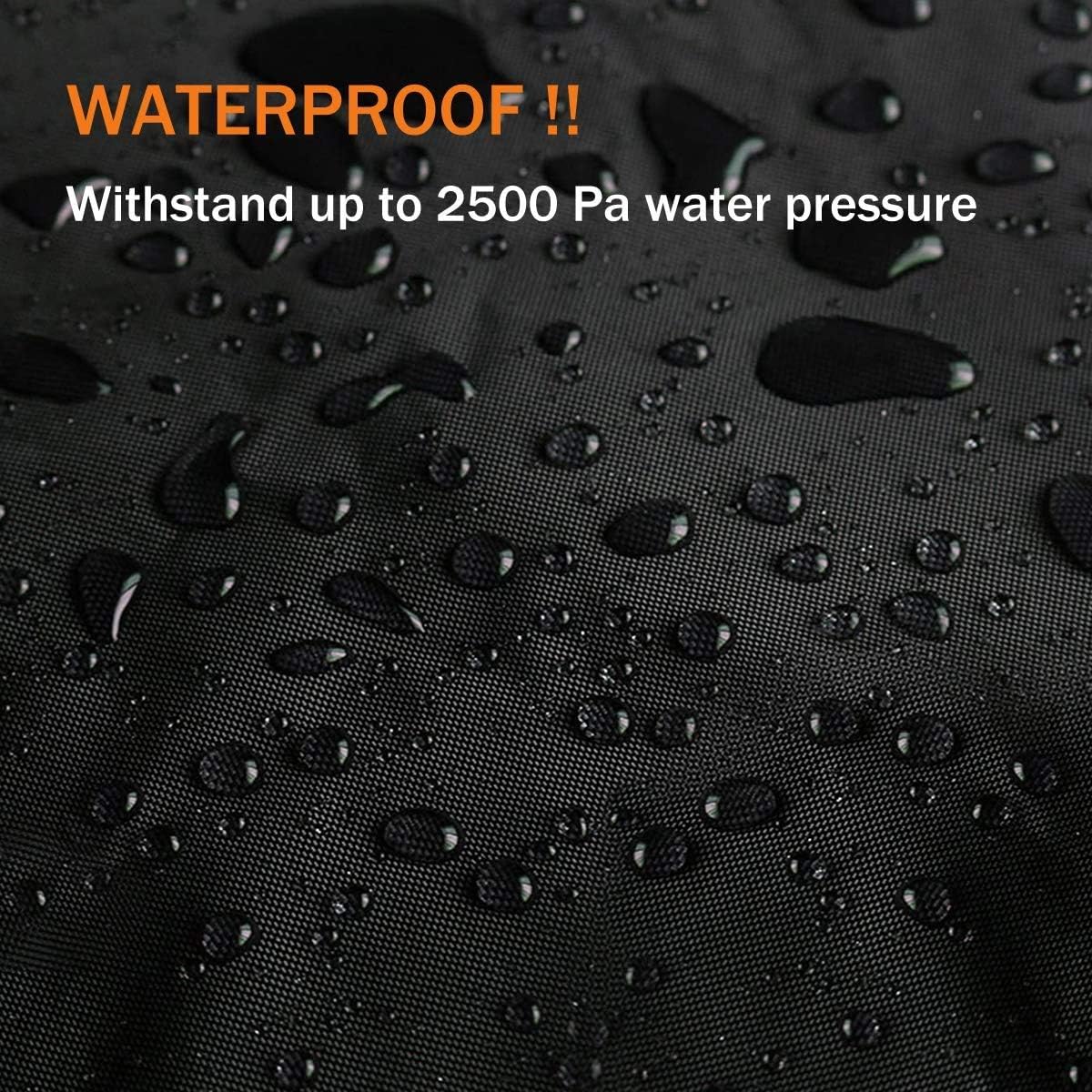 Waterproof UTV Cover, Heavy Duty Black Oxford Cloth All-Weather Protection UTV Cover for Polaris RZR PRO XP 4 Can-Am Maverick X3 Max Arctic Cat Textron, 4-6 Seater
