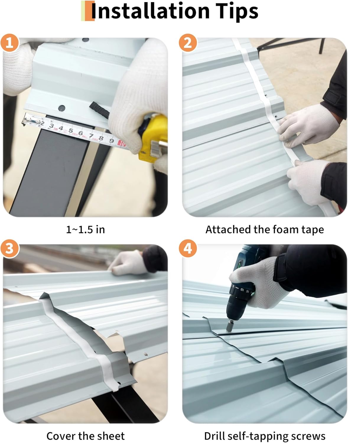 20'x20'x13' Metal Carport for 2 Cars, Heavy Duty Steel Frame for All Weather, Permanent Shelter for Boats, Full-Sized Pickup Trucks, and Tractors, N.W. 800 Lbs