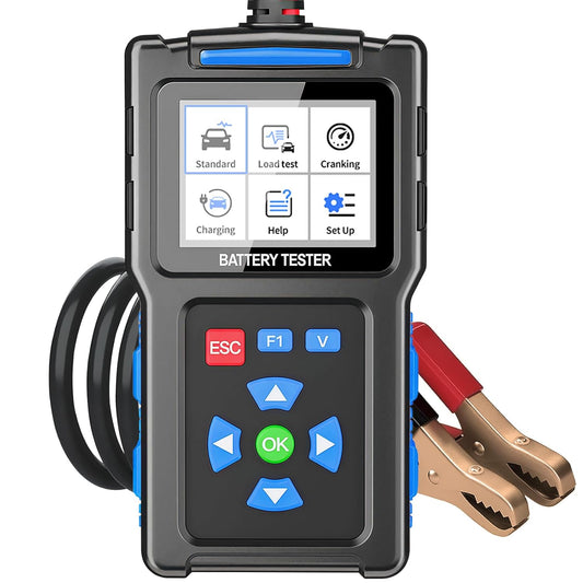 Battery Load Tester 12v Automotive, 20-2000 CCA Car Battery Tester and Alternator Tester for 24V Vehicles, BT300