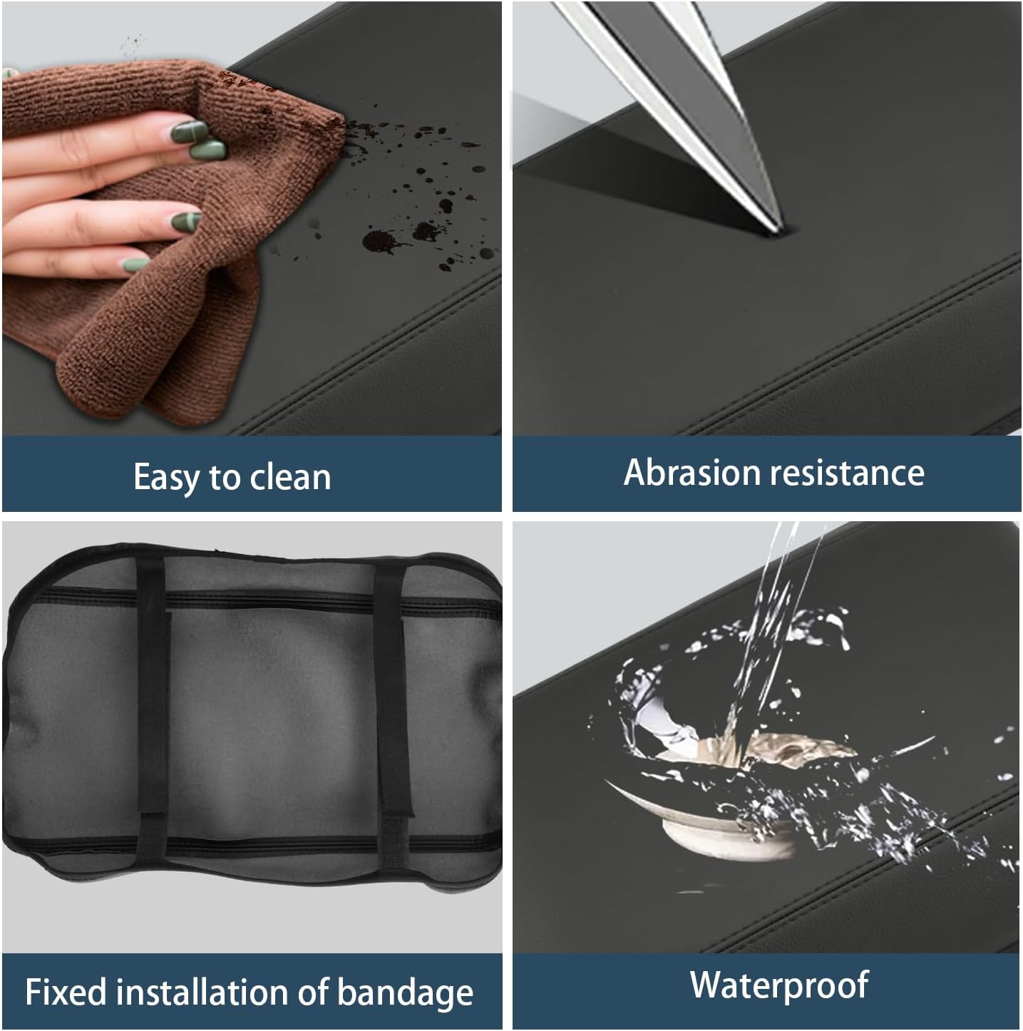 Ruiya Armrest Cover for Toyota Prado LC250 J250 Center Console,for Toyota Land Cruiser 250 Accessories Soft Comfy Center Console Lid Cover Compatible with 2024 2025 Land Cruiser 1958/First Edition