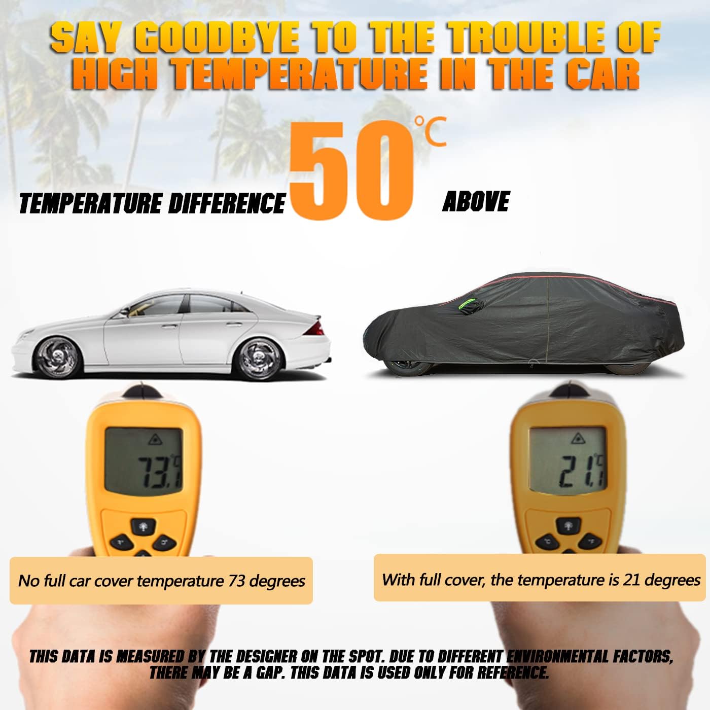 Breathable New Material, Waterproof Car Cover, Locks and Zipper Doors, Sunscreen Waterproof UV Prevention Snowproof Wind and Windproof,Suitable for Indoor Outdoor,for SUV (191" to 200") B12