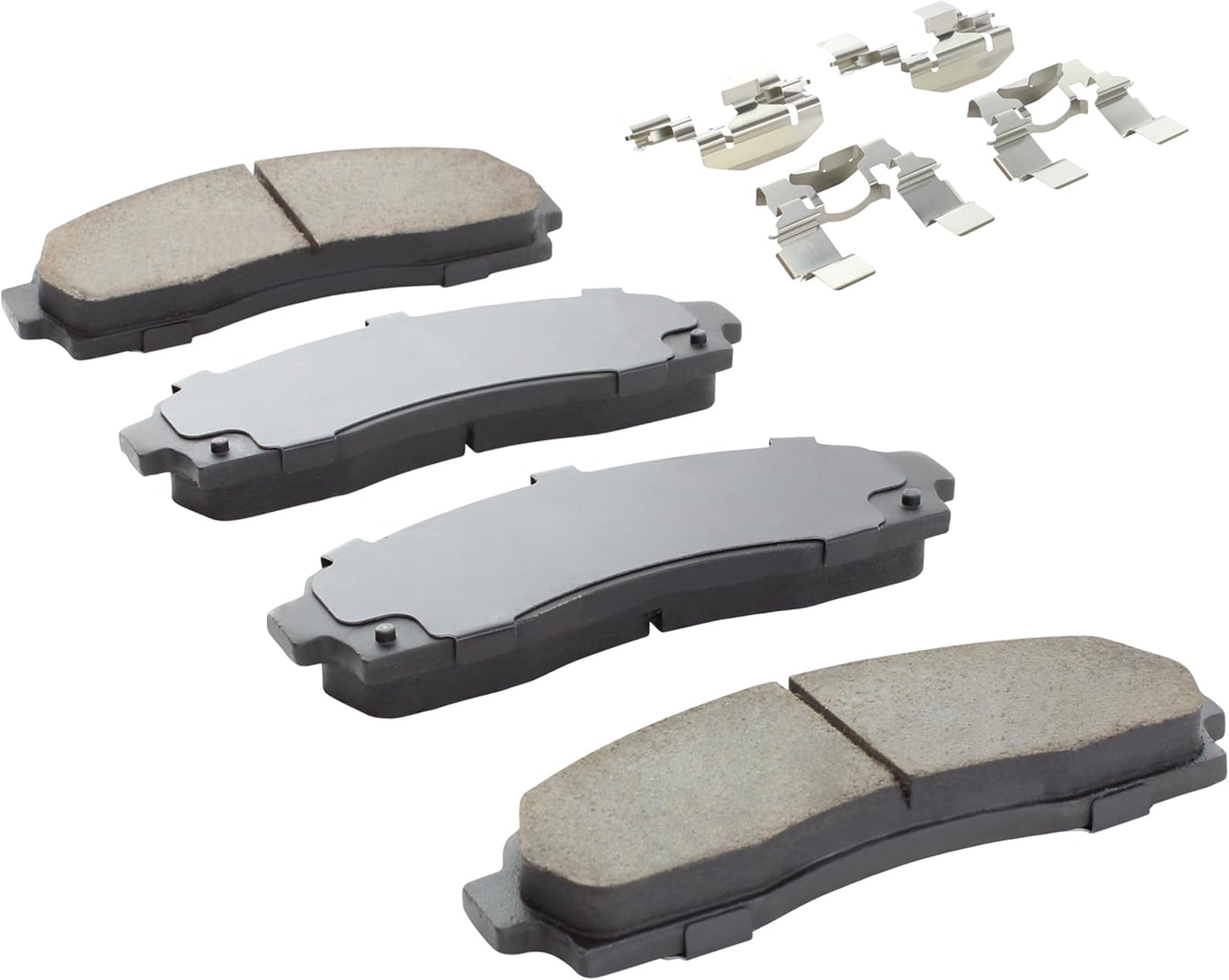 Premium Semi-Metallic Front Brake Pads (1001-0833AM) Compatible with Ford Explorer 2001-2001, Ford Explorer Sport 2001-2003, Ford Explorer Sport Trac 2001-2005