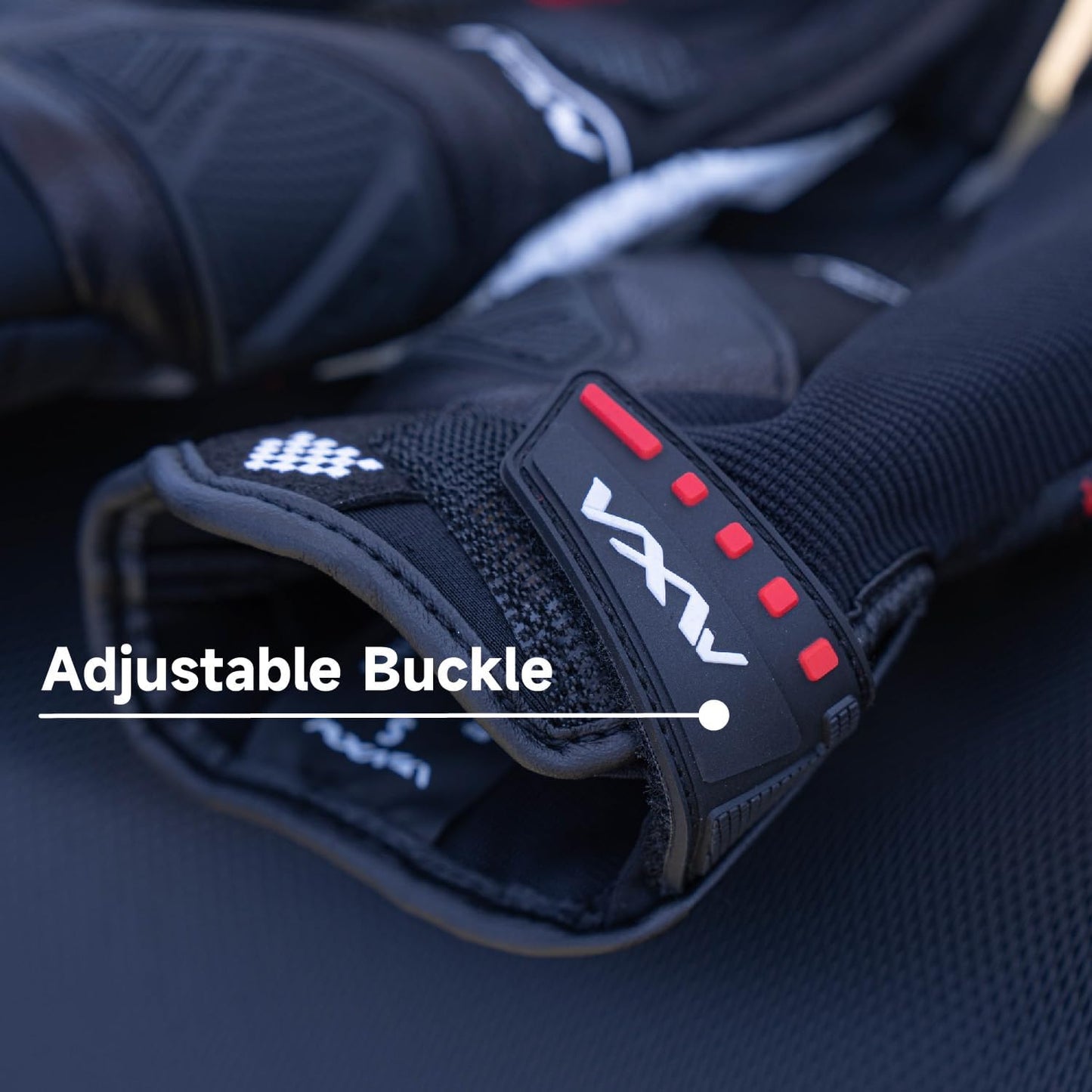 VXW Motorcycle Gloves for Men and Women - Gel Palm Sliders, Leather & Mesh Construction Full Finger Touchscreen, High-Speed Sports Gear for MTB/ATV/BMX/Motocross/Dirt Bike