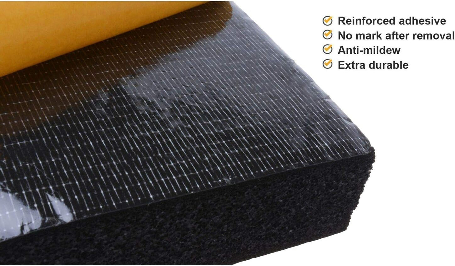 Garage Wall Protector, 4 Pack Garage Car Door Protector Bumper Guard for Car Doors Anti-Collision Self Adhesive EVA Foam for Warehouse Parking Assist