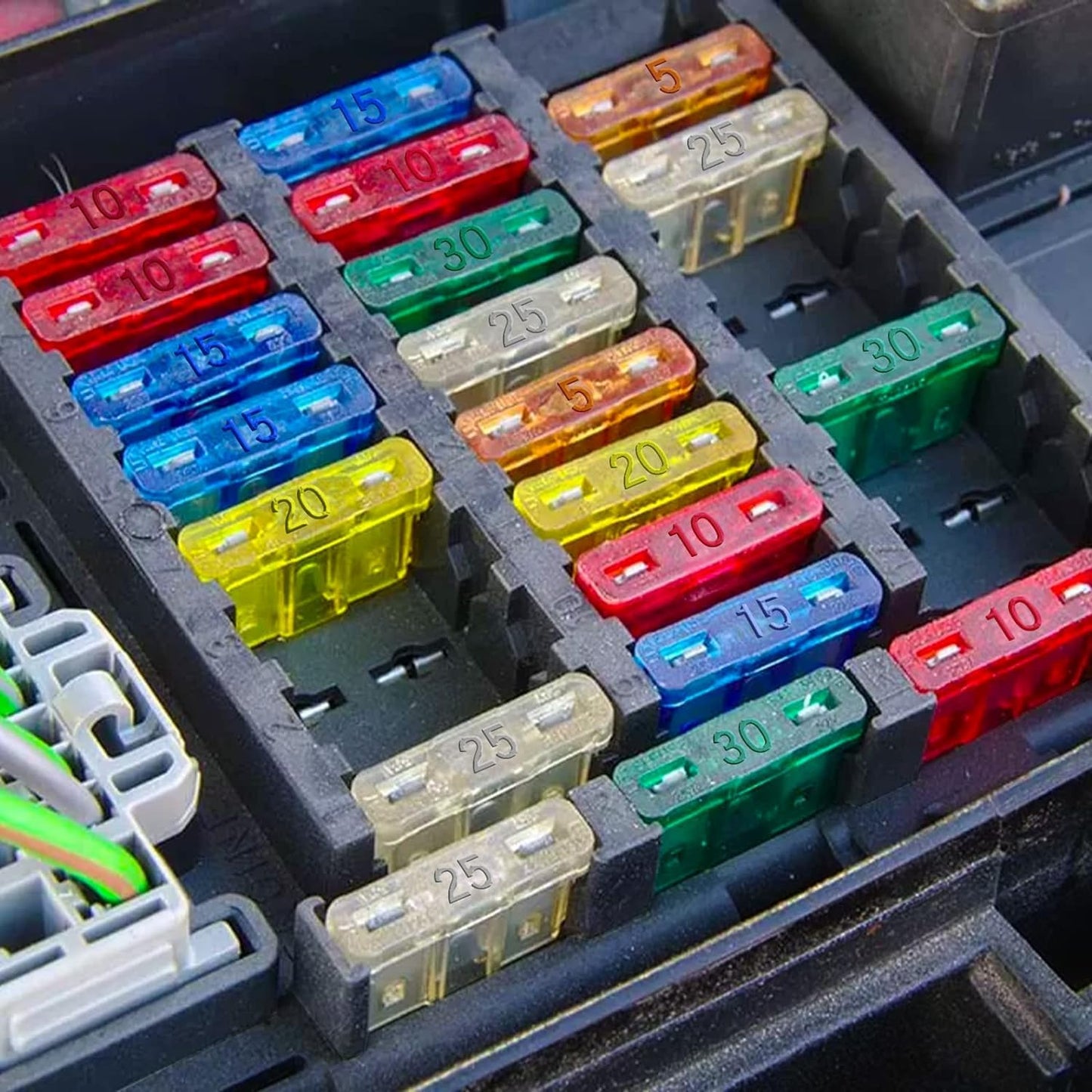 (80Pcs) 2 Amp Standard Fuse, 2A Car Blade Fuses for Car/RV/Truck/SUV/Motorcycle/Boat