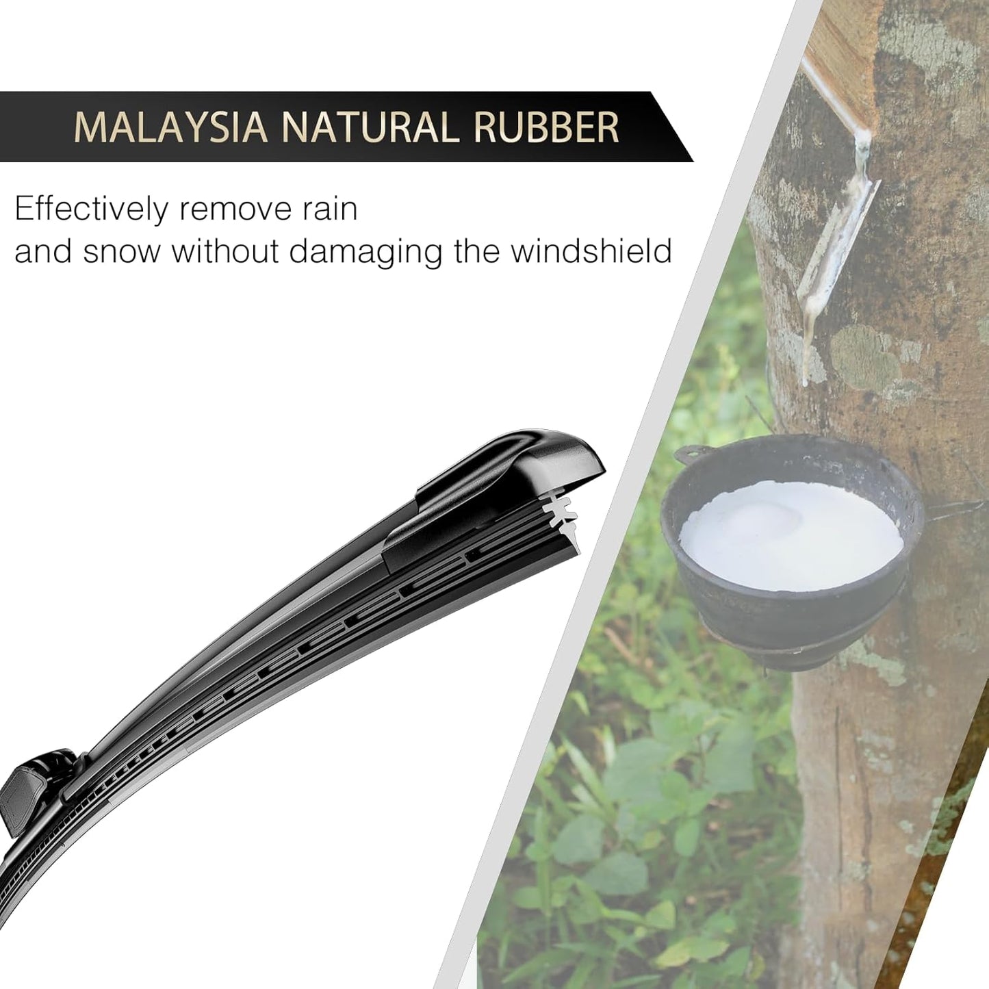 Windshield Wipers - 28"+20" Wiper Blades, Compatible with Audi A8, Q7, S8, SQ7 Windshield Wiper Blades, Double Service Life (Set of 4)