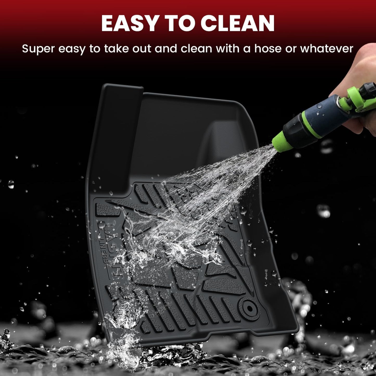 LASFIT Floor Mats and Trunk Mat for Ford Bronco Sport 2021-2025(with Rear Bump in The Cargo Area) Carpet Floor All Weather Custom Fit TPE Car Liners, 1st& 2nd& Cargo Liner, 4pcs Black